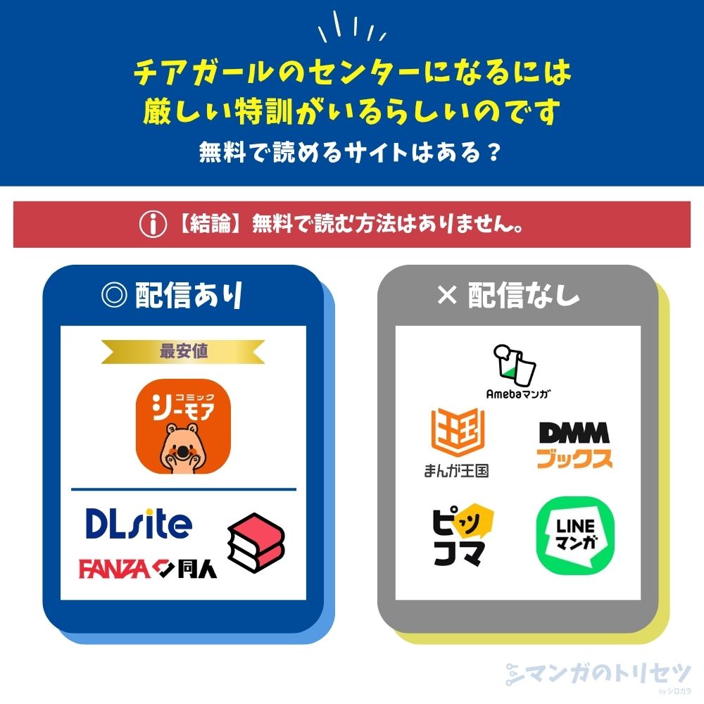 チアガールのセンターになるには厳しい特訓がいるらしいのです　無料