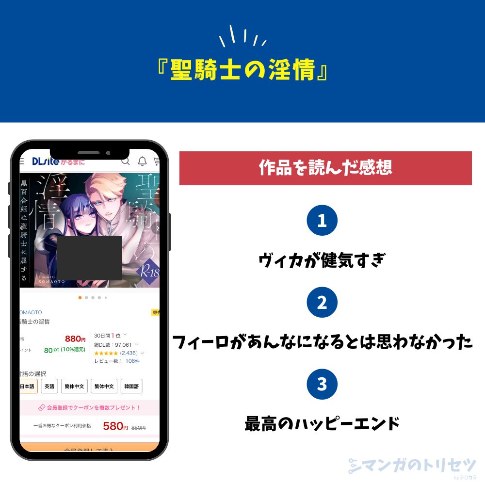 聖騎士の淫情 感想