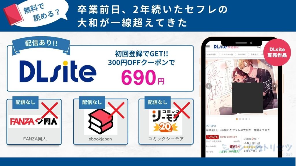 卒業前日、2年続いたセフレの大和が一線超えてきた