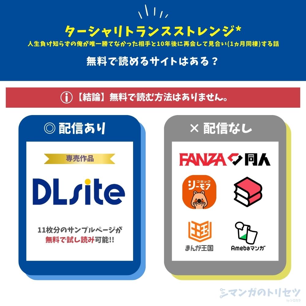 ターシャリトランスストレンジ*人生負け知らずの俺が唯一勝てなかった相手と10年後に再会して見合い(1ヵ月同棲)する話　無料