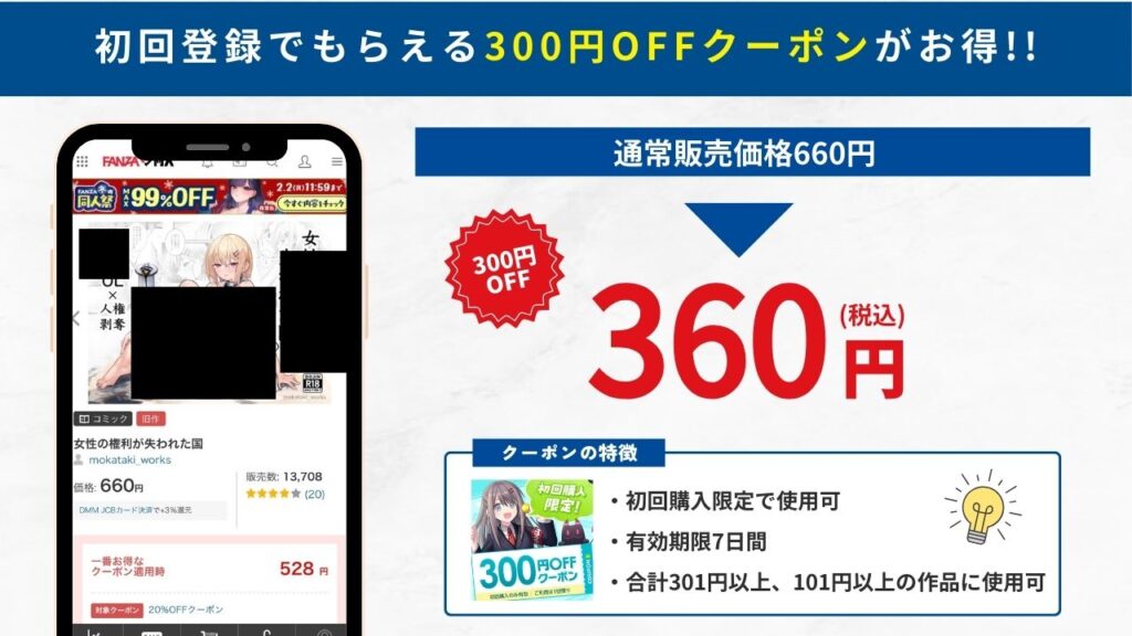 女性の権利が失われた国　FANZA同人