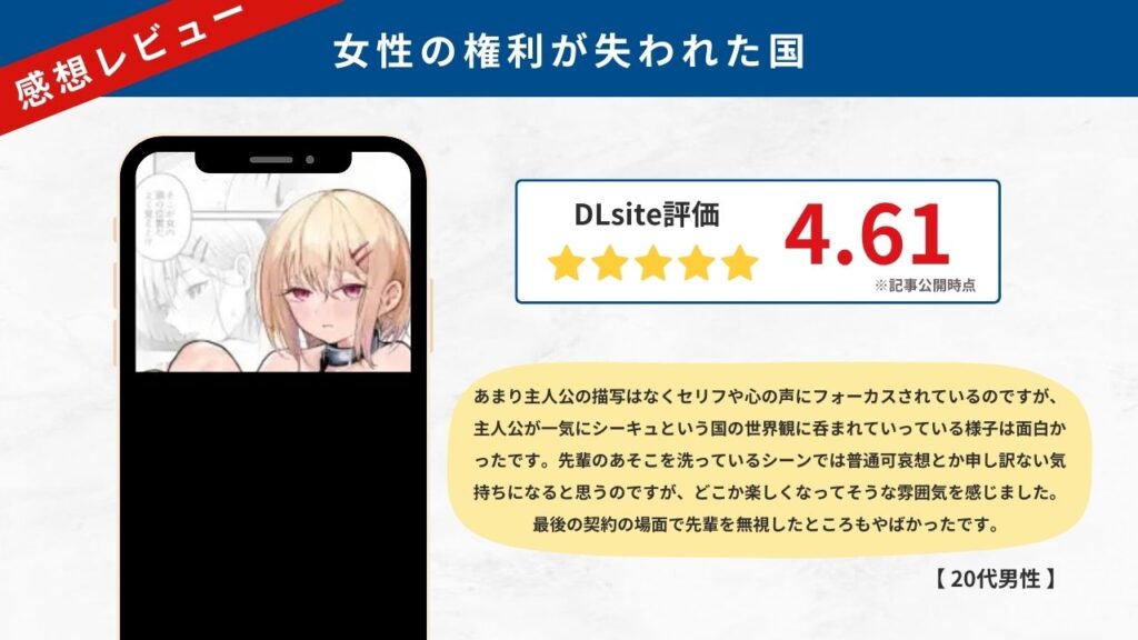 女性の権利が失われた国　感想
