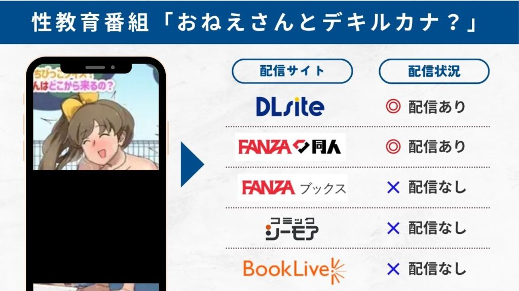 性教育番組「おねえさんとデキルカナ?」 配信サイト