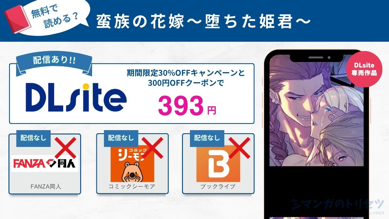 蛮族の花嫁~堕ちた姫君~ 393円で読める